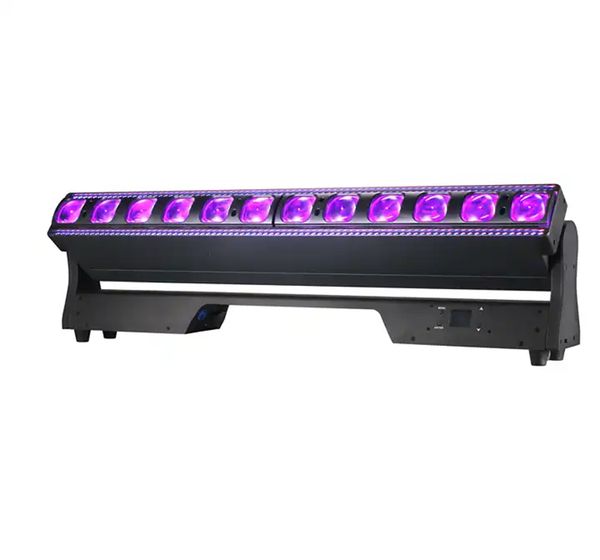 4 pièces nouveauté faisceau LED roulant Pixel Zoom matrice tête mobile 12x40W RGBW 4in1 barre de LED faisceau tête mobile lumière de lavage