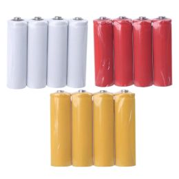 4pcs Pas de puissance AA 14500 LR6 Fausse de batterie Fausse manquante pour conducteur de cylindre d'espaceur d'espaceur d'espaceur pour l'éliminateur de batterie AA 28GE