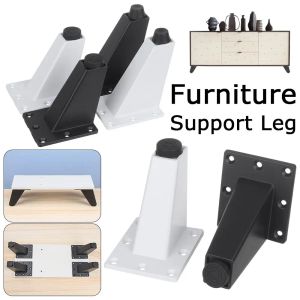 4PCS Non-slip zwarte witte woningbank benen kast houder voet meubels voeten tafel ondersteuning
