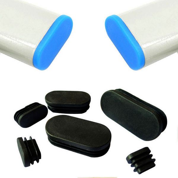 4pcs Plux en plastique ovale Plug