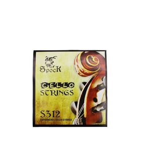 4PCS/Pack Spock S312 Cupronickel Alloy Cello Strings Set Exquisite Snaged Musical Instrument Parts Accessoires