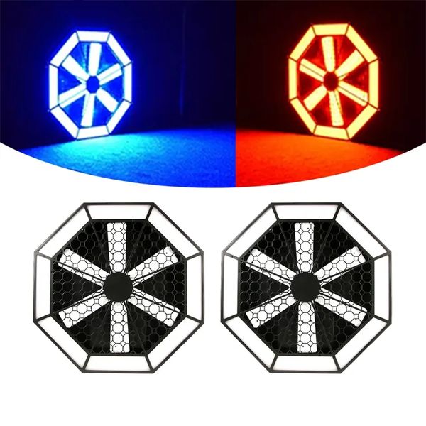 4 Uds ventilador infinito profesional RGB led decoración de pared de fondo led efecto de escenario retro luz de ventilador de seis hojas