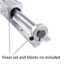 4PCS SBR12/16/20/25 mm Lineaire railas Stop Kraagas Aluminiumlegering Limiet Ring 3D Onderdelen Vaste lineaire raillager