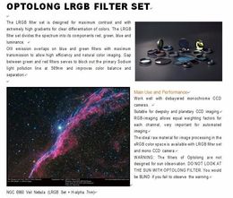 Livraison gratuite 4pcs \ set 1,25 "pouces LRGB (ensemble de quatre) filtres astronomiques de photographie monochrome