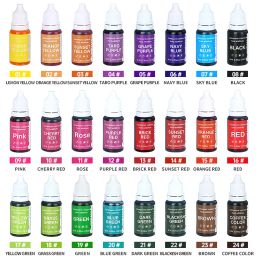 4 unids/set 10 ml/oz botella líquida crema colorante para hornear decoración DIY galletas Makaron suministros de cocina para hornear Accesorios