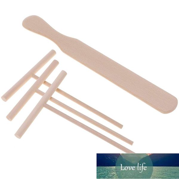 4 Unids / set Crepe Maker Pancake Batter Esparcidor de madera Stick Home Kitchen Tool DIY Restaurant Canteen Suministros especiales Precio de fábrica diseño experto Calidad Lo último