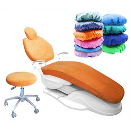 4pcs/set de silla dental silla de silla cubierta protectora de cubierta de polvo funda de cubierta de polvo de dentista silla de instrumento dental asiento de asiento protector