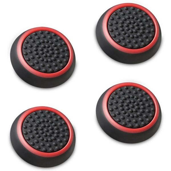 4PCS / Set antideslizante de silicona analógico Joystick Thumbstick Cases Thumb Stick Grip Caps Case para PS3 PS4 PS5 Xbox 360 Xbox One Games Controller Covers Accesorios