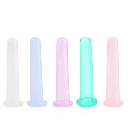 4PCS / Set Silicone Cupping Cup Set pour le corps visage cou dos yeux massage vide cellulite ventouses usage domestique soins de santé traitement217l ZZ