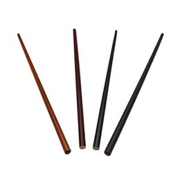 Juego de 4 Uds. De palillos de madera para el cabello, palillos de pelo Natural de punta recta, horquilla, accesorio para el cabello para damas, niñas, mujeres, 290v