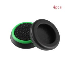 4pcs Silicone Gunbstick Grip Contrôleur analogique Couvre-bâton de pouce Joystick Protection pour PS4 / PS3 / Xbox 360 / One