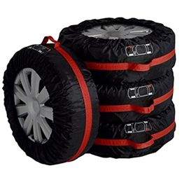 4 -stks reserve banden deksel Polyester Winter- en zomer Autobanden Storingszakken Auto Tyre Accessoires Voertuigwielbeschermer 298r