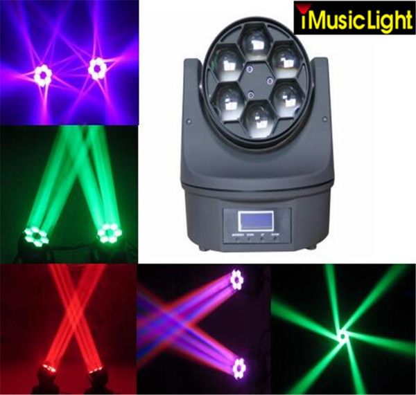 4PCSLOT 615W OSRAM RGBW 4IN1 LED Mini Bee Eye Beam Light DMX512 WASH LAVE LEAT HEAD Light DJ Disco Fest Home Show Bar Party L7555381