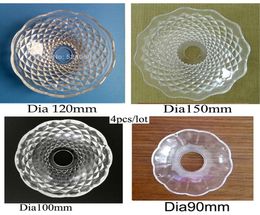 4pcslot Clear acrílico Crystal Bobeche Dia90100120150 mm Vela Hold Wedding Christmas Decoration Chandelier Part9534644