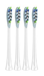 4 pcslot têtes de brosse à dents de rechange Fornbhbj DiamondClean HydroClean noir HX9054p têtes de brosse à dents électrique 237J7610452