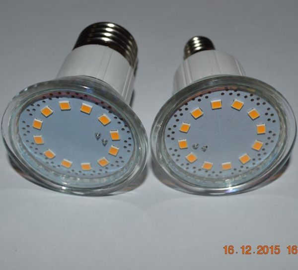 4PCSLOT SMD2835 3W E27 Spotlight de lámparas 220V Bombas LED E14 Fationes LED blancas cálidas 230V 240V3550715