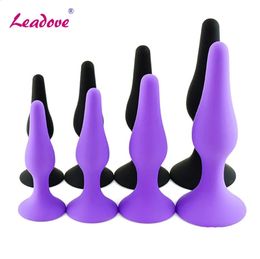 4PcsSet Butt Plug für Anfänger Erotische Spielzeug Silikon Anal Erwachsene Produkte Sex Männer Frauen Prostata-massagegerät GS0239 240117