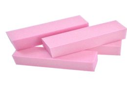 4pcSset nail art tampon de papier de verre rose 4 façons de ponçage polonais fichier tampon de bloc de manucure outils pédicure latr058404251