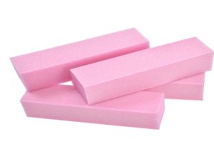 Juego de 4 unidades de papel de lija rosa para decoración de uñas, 4 formas de pulido, lima de lijado, bloque amortiguador, herramientas de manicura y pedicura LATR052236627