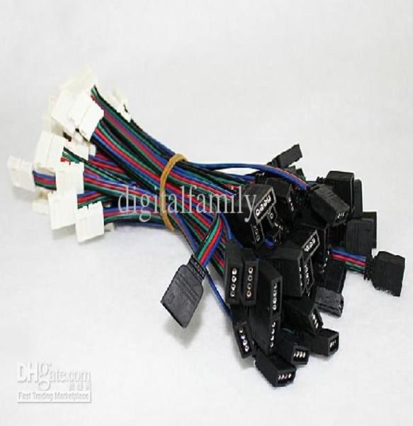 4PIN RGB Colorida Barra de luz Soldada Conexión de la tarjeta de conexión de la línea Corte Conector PCB para 35285050 RGB Strip Strip Accessy en 6970861