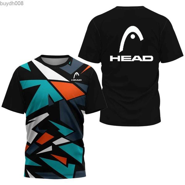 4pvj Camisetas para hombres 2024 Nueva camiseta deportiva para hombre Verano Ocio Manga corta Cabeza Bádminton Tenis de mesa Entrenamiento Transpirable Secado rápido O-cuello Top