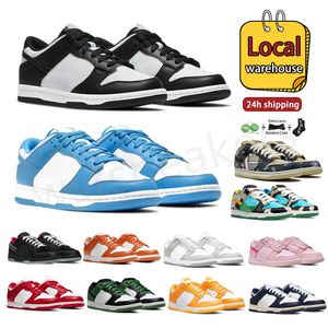 chaussures de course Chaussures de basket-ball Chaussures de sport Chaussures de créateurs Baskets Baskets pour femmes Chaussures pour hommes Blanc Noir Panda Argon Medium Olive Unc Chicago Lost And Found dhgates