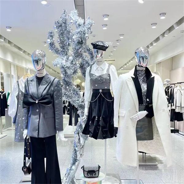 4style femelle coudre coudre mannequins électroplate Modèle pas de corps cumulian buste faux accessoires