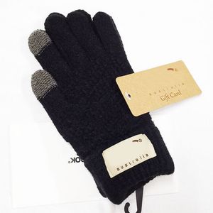 4Styles Designer Merk Letter Handschoenen voor Winter en Herfst Mode Dames Kasjmier Wanten Handschoen met Mooie Outdoor sport warme Winterhandschoenen