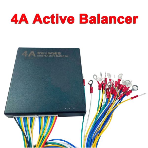 4th Smart Active Balancer 8S-24S LIFEPO4 LIPO LTO Equalizador de energía de la batería 4A CUCRITURA DE LITIO ACTIVO ACTIVE