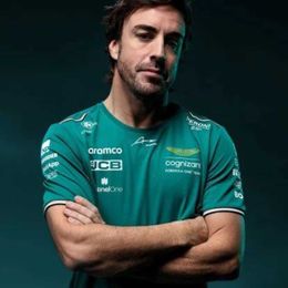 4tjf Hommes Mode T-shirt Surdimensionné Nouvelle F1 Formule Un Racing Team Aston Martin Jersey Alonso Costume Vêtements Moto Tees Femmes Fan Top