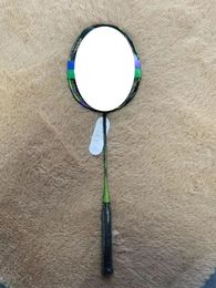 Raquette de Badminton haute pression 4u, entièrement en Fiber de carbone, haute apparence, plusieurs modèles au choix avec un sac 231120