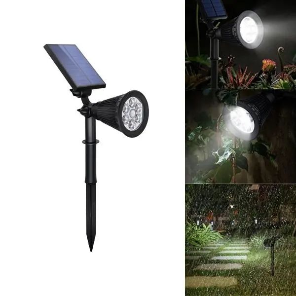 4W Solar 6 LED PIR Motion Sensor Flood Light Outdoor Landscape Lamp for Lawn Yard Garden