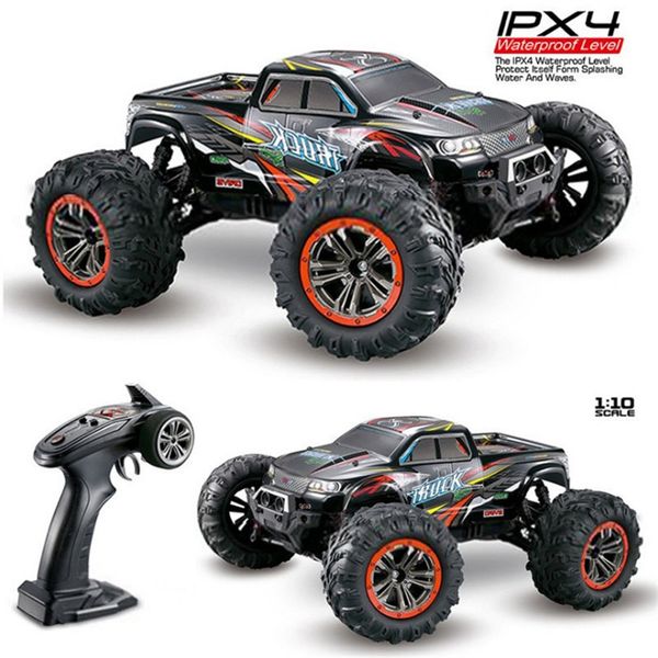 4WD RC Car Off-road Truck 1:10 Coches de control remoto 46 km / h Deriva de alta velocidad Monster Truck Neumático grande para niños adultos 2363