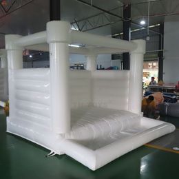 4x2,5m (13,2x8,2ft) Met ventilator Gratis luchtschip Outdoor-activiteiten Kinderen peuters opblaasbaar springkussen met ballenbad voor verhuur van carnavalsverjaardagsfeestjes