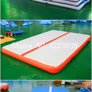 Livraison gratuite tapis de gymnastique 4x2x0.2m pour l'entraînement de gymnastique, prix d'usine de piste d'air durable, piste d'air gonflable à vendre