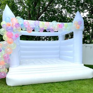 Outdoor activiteiten 13x13ft 4x4m goedkope Opblaasbare Bruiloft Uitsmijter Kasteel tip top Springen Bouning Huis Te koop