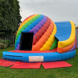 5x5x4m Volledige PVC Commercial Grade Disco Trampoline Dome opblaasbaar Bounce House Bouncy Castle voor volwassenen en kinderen