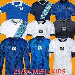 4XL 23/24 El Salvador Soccer Jerseys 2023 Guatemala Alex Roldan Darwin Ceren Eriq Zavaleta Amando Moreno Narciso Orellana LOM CEBALLOS hommes enfants kit maillot de football 988