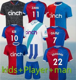 4XL CRYSTAL OLISE Voetbalshirts PALACE ZAHA EZE J.AYEW Away maillots de foot BENTEKE MILIVOJEVIC MATETA ANDERSEN GALLAGHER fasn speler Voetbalshirt Kit