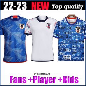 Japan 2022 voetbalshirt MINAMINO NAGATOMO HARAGUCHI YOSHIDA TSUBASA 2023 ATOM Nigo special-edition 22 23 voetbalshirt OSAKO heren set kids kit Player Fans dames top