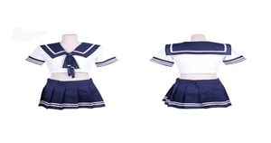 4xl Plus d'école d'école uniforme Écolière japonaise Costume érotique costume sexe mini jupe sexy cosplay lingerie exotic 217213281