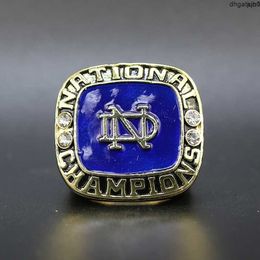 4Y47 Designer Anneaux commémoratifs anneaux NCAA 1973 Notre Dame Championnat Ring Tyd8 IB63 personnalisé