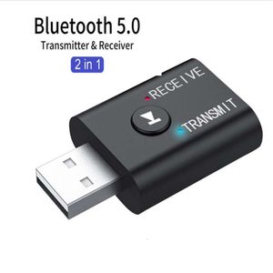 5.0 USB-muziekzenderontvanger Drie-in-één tv Computer Bluetooth-adapter Audio-oortelefoon