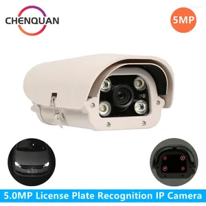 Caméra de reconnaissance de plaque d'immatriculation Vechile 5.0MP LPR ANPR IPC 5MP SONY 335, ONVIF, étanche pour l'extérieur, objectif HD 6-22mm pour Parking