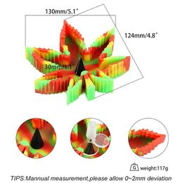 5 1 Feuilles Cendrier en silicone Tête de mort Plateau pour robinet avec compartiments pour contenir des bobines Briquets Stylos Papiers résistant au cœur Hallo296O