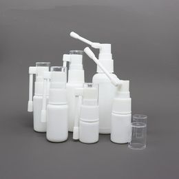 5 10 15 20 30 50 ml witte plastic lege draagbare nasale spuitfles met 360 graden rotatie verstuiver hervulbare cosmetische parfum opslagcontainer voor reizen thuisgebruik