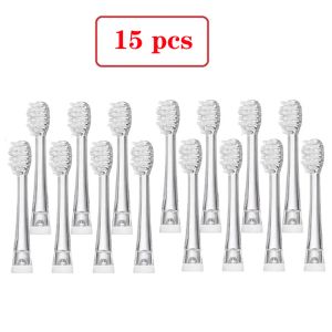 5/10/15 PCS SG-831 HEURS BRISTLE SOFT REMPLACIPABLE Têtes pour SeaGo SG977 / EK6 / EK7 / SG513 Tête de brosse à dents électrique