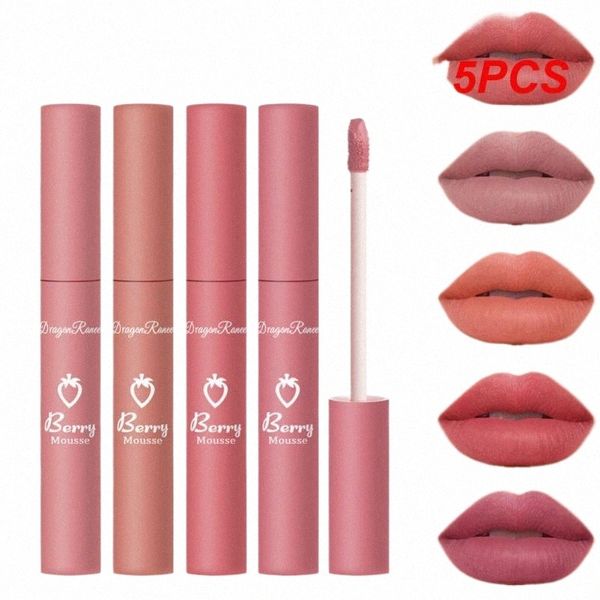 5/10/15pcs Brillo de labios Tinte de labios Maquillaje de labios Veet Matte Glaze Cosméticos Lápiz labial líquido Brillo de labios Envío gratis Belleza u1Rx #