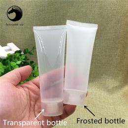 5 10 20 30 50 ml Transparent Vide En Plastique Tuyau Bouteille Crème Pour Les Mains Yeux Vide Cosmétique Containwrs