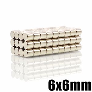 5/10/20/50/50/100/ 200/500 pcs 6x6 Neodymium -magneet 6 mm x 6 mm N35 Ndfeb Round Super krachtige sterke permanente magnetische Imanes Disc